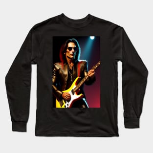 steve vai rock star graphic design artwork Long Sleeve T-Shirt